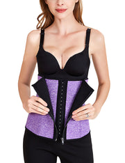 Explicitly Chosen Light Purple Neoprene Plus Waist Trainer Zipper And Hooks