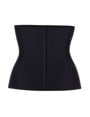 Compression Silhouette Latex Waist Black Cincher Hole Punch Plus Slim