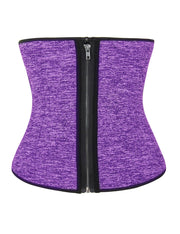 Explicitly Chosen Light Purple Neoprene Plus Waist Trainer Zipper And Hooks