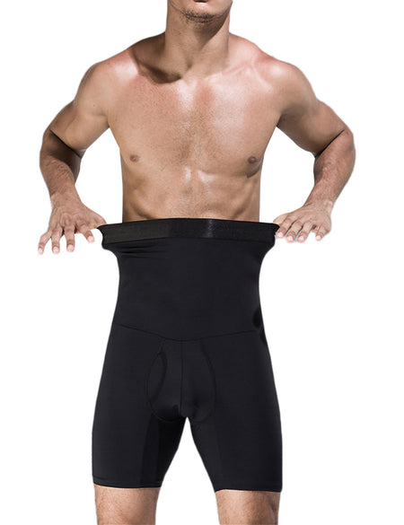 Remarkable Results Black High Waisted Boyshort Shaper Mens Unique Fashion