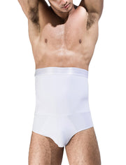 Glam White High Rise Men Boyshort Butt Shapewear High Power