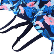 Ruffles Two Piece Swimwear Crossover Plus Size Stunning Style
