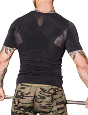 Sculpting Black Rhombic Double-Layer Male Shaper Pull Back
