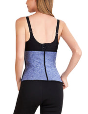 Flawlessly Double Closure Big Light Blue Neoprene Waist Cincher