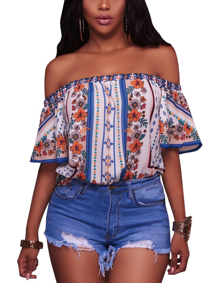 Exquisitely Blue Button Zipper Cutoffs Shorts 4 Pockets Fashion Style