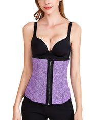 Explicitly Chosen Light Purple Neoprene Plus Waist Trainer Zipper And Hooks