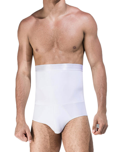 Glam White High Rise Men Boyshort Butt Shapewear High Power