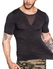 Sculpting Black Rhombic Double-Layer Male Shaper Pull Back