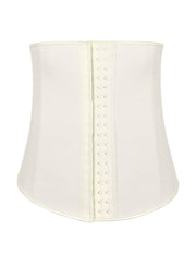 Skin-Friendly Nude Hooks Latex Waist Trainer Plus Size Fat Burner