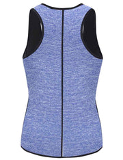 Figure Shaper Plus Tanks Light Blue Neoprene Shaper Square Neck