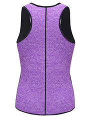 Everyday Shaping Zipper Dark Purple Neoprene Shaper Velcro Closure Plus Size