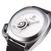 Luxury Leather Box Tawny Shark Sport Watch Brand Auto Date Display Left Button Leather Strap Men Military Wristwatch /SH446-451