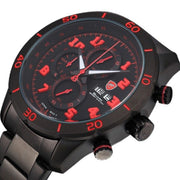Luxury Leather Box Gummy Shark Sport Watch Mens Date Day Calendar Stopwatch Quartz Steel Waterproof Relogio Masculino /SH310-312