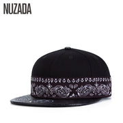 Brands NUZADA Hip Hop Hats  Women Men Baseball Caps 3D Thermal Transfer Snapback Bone Cap Creative PU Leather jt-056