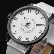 Luxury Gift Box Caribbean Rough Shark Sport Watch Turntable Rotate Second Hand Leather Men Wrist Watch Relojes Hombre /SH522-526