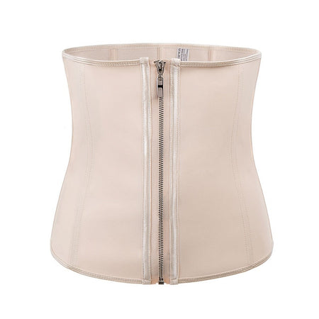 Miss Moly Latex Waist Trainer Body Shaper Women Corsets with Zipper Hot Shapers Cincher Corset Top Slimming Belt Black Plus Size