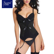 Shaper Diva white Overbust corset sexy See Through Mesh Slimming Bridal lingerie Sexy Lace up Ribbon Lingerie Corset Tops