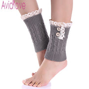 Laced Winter Leg Warmers