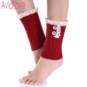 Laced Winter Leg Warmers