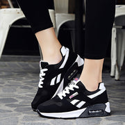 Women shoes 2018 fashion spring pu leather flats lace up ladies shoes woman sneakers tenis feminino casual shoes