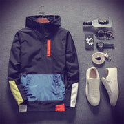 2017 Casual Men's Jackets Waterproof Spring Hooded Coats Men Outerwear Casual Brand Male Clothing Plus Size