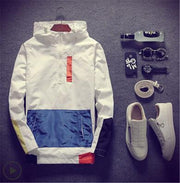 2017 Casual Men's Jackets Waterproof Spring Hooded Coats Men Outerwear Casual Brand Male Clothing Plus Size