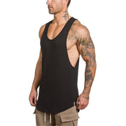 Golds gyms clothing Brand singlet canotte bodybuilding stringer tank top men fitness T shirt muscle guys sleeveless vest Tanktop