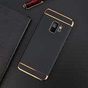 USLION Phone Case For Samsung Galaxy S9 S9 Plus Shockproof Armor Protection Cases 3 in 1 Matte Hard PC Cover For Galaxy Note 8