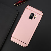 USLION Phone Case For Samsung Galaxy S9 S9 Plus Shockproof Armor Protection Cases 3 in 1 Matte Hard PC Cover For Galaxy Note 8