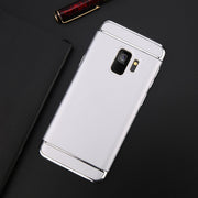 USLION Phone Case For Samsung Galaxy S9 S9 Plus Shockproof Armor Protection Cases 3 in 1 Matte Hard PC Cover For Galaxy Note 8