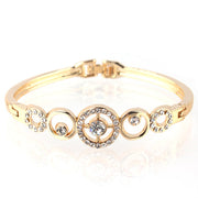 Gold Plated Crystal Bangle