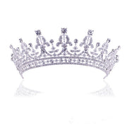 2018 New Fashion Baroque Luxury Crystal AB Bridal Crown Tiaras Light Gold Diadem Tiaras for Women Bride Wedding Hair Accessories