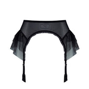 Varsbaby women's sexy fun ruffles underwear ladies yarn transparent garters