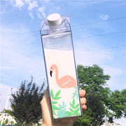 Ins New Cute Water Plastic Cartoon Drinking Container Flamingo Unicornio Coffee Drinking Cup Groot Milk Cup Plastic Cup 500ML