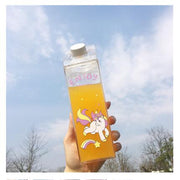 Ins New Cute Water Plastic Cartoon Drinking Container Flamingo Unicornio Coffee Drinking Cup Groot Milk Cup Plastic Cup 500ML