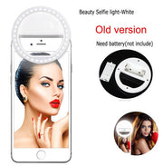 ZYEKY 36 Led flash Clip-on Mobile phone Selfie ring light up case For iPhone X 8 7plus 6 for samsung xiaomi huawei Oneplus SONY