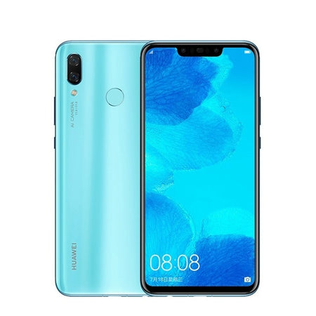 Original Huawei nova 3 Kirin 970 Qcta-core Mobile Phone 6.3 inch  Dual Front Back Camera 24.0MP+2.0MP 24.0MP+16.0MP