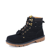 Men boots 2018 new fashion keep warm winter boots men PU leather wear resisting casual snow boots men working fashion men shoes