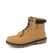 Men boots 2018 new fashion keep warm winter boots men PU leather wear resisting casual snow boots men working fashion men shoes