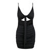 Glamaker Backless deep v neck bodycon sundress Sexy bow bandage mini dress women Crop beach summer party dress vestidos 2018