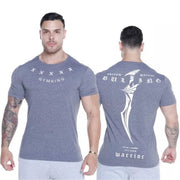 2018 New Sports clothing Gyms Tight t-shirt mens fitness t-shirt homme Running Gyms t shirt men fitness crossfit Summer tops