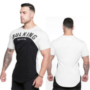 2018 New Sports clothing Gyms Tight t-shirt mens fitness t-shirt homme Running Gyms t shirt men fitness crossfit Summer tops