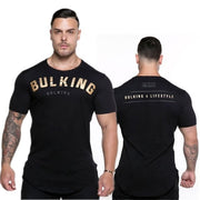 2018 New Sports clothing Gyms Tight t-shirt mens fitness t-shirt homme Running Gyms t shirt men fitness crossfit Summer tops