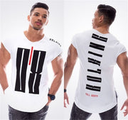 2018 New Sports clothing Gyms Tight t-shirt mens fitness t-shirt homme Running Gyms t shirt men fitness crossfit Summer tops