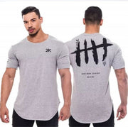 2018 New Sports clothing Gyms Tight t-shirt mens fitness t-shirt homme Running Gyms t shirt men fitness crossfit Summer tops