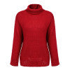 Simplee Drop sleeve turtleneck pullovers and sweaters Women casual jumpers 2018 autumn winter women knitted sweaters