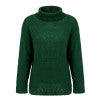 Simplee Drop sleeve turtleneck pullovers and sweaters Women casual jumpers 2018 autumn winter women knitted sweaters