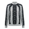 Simplee Elegant lace stitching women sweater and pullovers Long sleeve knitted jumpers 2018 Autumn winter streetwear sweaters