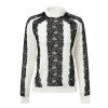 Simplee Elegant lace stitching women sweater and pullovers Long sleeve knitted jumpers 2018 Autumn winter streetwear sweaters
