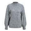 Simplee Beading turtleneck winter sweater and pullover Women lantern sleeve loose pullover female Soft warm autumn casual jumper